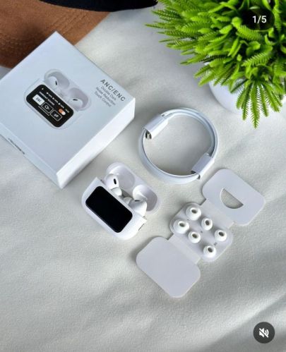 Airbuds Pods Pro 2nd Gen, Upto 12 Hrs Backup, Touch Screen Control Panel,