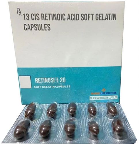 Retinoset 20 Capsules, Packaging Type : Box