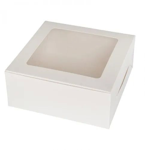 White ITC Window Cake Box, Storage Capacity : 400gm