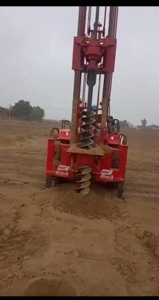Heavy Duty Tractor Mounted Piling Machine For Industrial