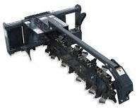 Trencher Attachment For Skid Steer Loader