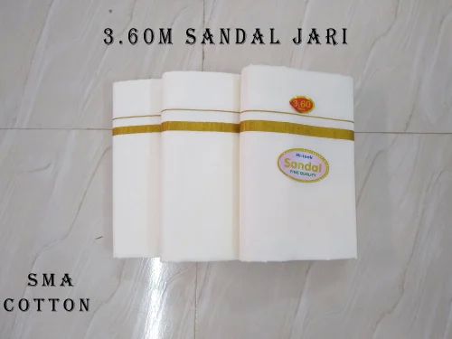 3.60 M Cotton Jari Dhoti