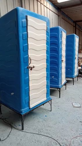 2.8 Feet Blue FRP Portable Toilet