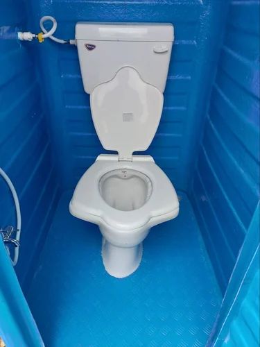 3.8 Feet Blue FRP Portable Toilet