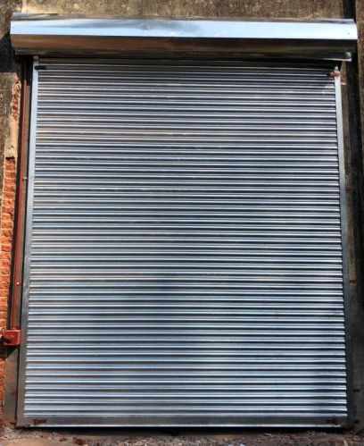 Mild Steel Chrome Finish Gear Galvanised Rolling Shutter