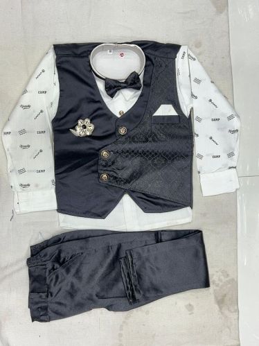 Black and White Kids Baba Suit, Gender : Boys