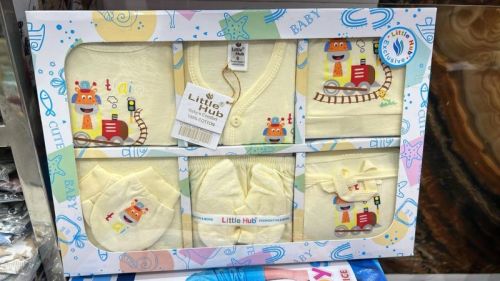 Yellow Kids Wear 8 Piece Gift Set