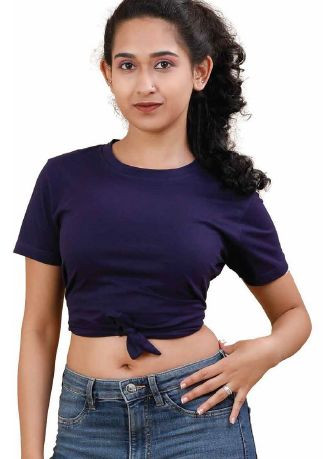 Plain Crop Top XS-32Inch, S-34Inch, M-36Inch, L-38Inch, XL-40Inch, 2XL-42Inch
