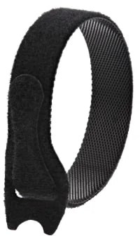 Polished PVC Loop Cable Ties, Color : Black