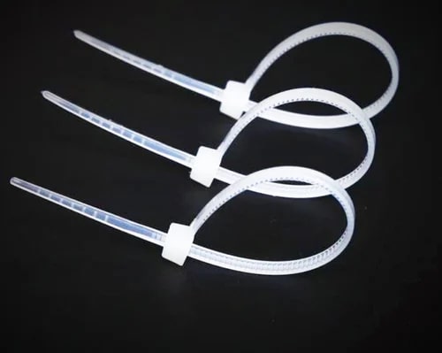 Polished Plastic Self Locking Cable Ties, Length : 100-150mm