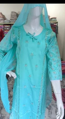 Ladies Designer Kurti Pant With Dupatta Set