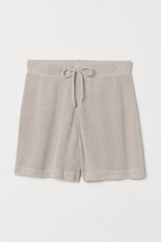 Plain Hosiery Cotton Ladies Knitted Shorts