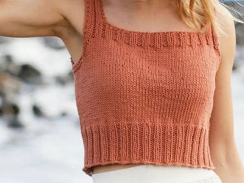 Woolen Ladies Knitted Tank Tops