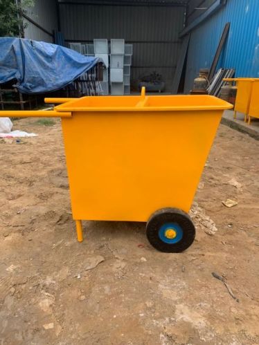 Polished Rimsha Construction Trolleys, Color : Yellow