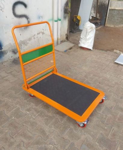 Self Operated Coated Mild Steel Foldable Trolley