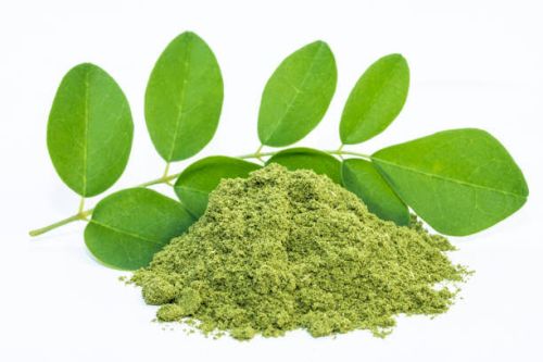 Natural moringa powder, Color : Green