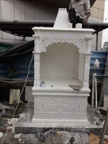 Polished White Temple Marble, Stone Form : Wetnaam