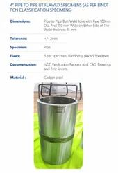 4 Inch Pipe To Pipe Ut Flawed Specimens