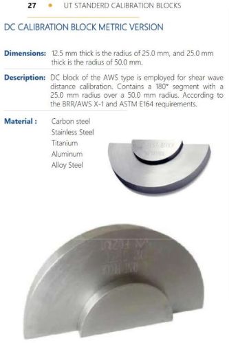 DC Calibration Block Metric Version