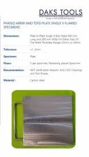 PHASED ARRAY AND TOFD PLATE SINGLE V FLAWED SPECIMENS