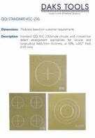 Qqi Standard ksc-230 Calibration Block