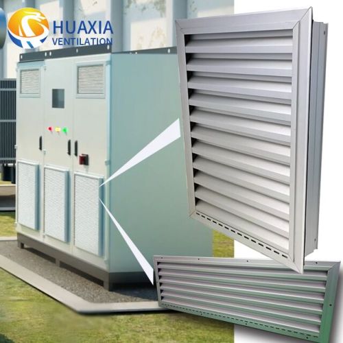 IP43-IP65 Selection Dust Filter Louver For Air Cooling Of Outdoor Power Container