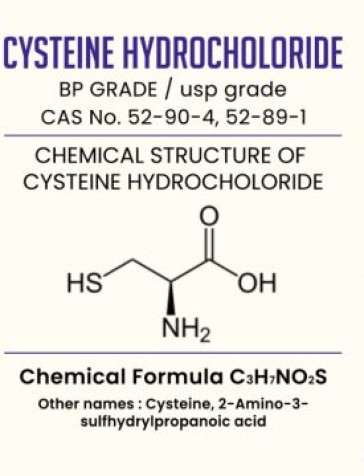 L Cysteine Powder For Pharmaceuticals