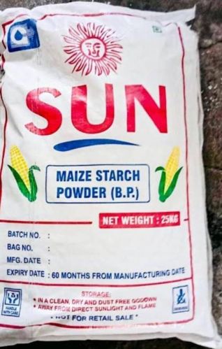 Maize starch powder Dried, Packaging Type : Bags for Human Food