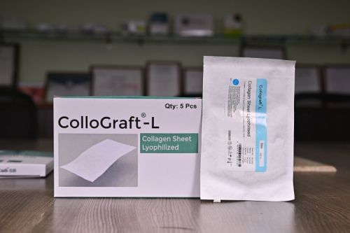 Collograft L Collagen Sheet, Packaging Type : Plactic Packet