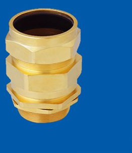 Polished Brass Cable Gland