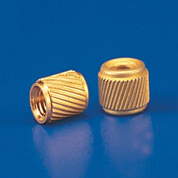 Polished Brass Helical Knurled Inserts For Industrial