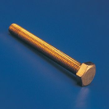 Polished Brass Hex Bolt For Fittings