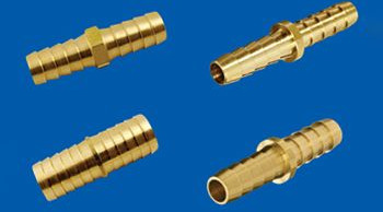 Polished Brass Hose Menders Joiner, Shape : Round