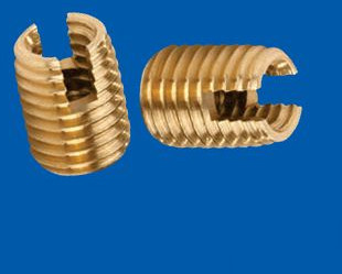 Polished Brass Self-Tapping Inserts For Industrial