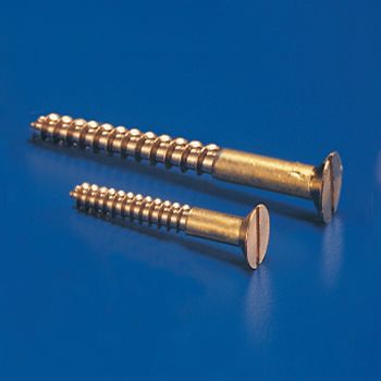 Brass Wood Screw For Fittings Use
