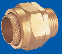 Polished Brass BW2 Cable Gland, Color : Golden