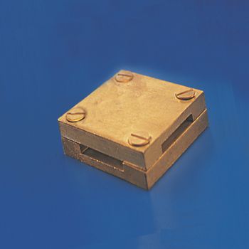 Polished Brass Square Tape Clamp For Industrial