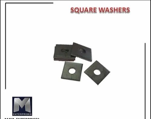 5mm Mild Steel Square Washers For Machinery, Automobiles