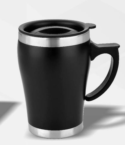 Polished Steel Coffee Mug