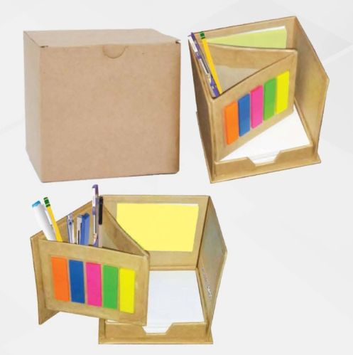 Paper Sticky Note Cube Box For College, Home, School