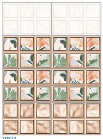 Ceramic 1727 Wall Tile, Color : Multicolor