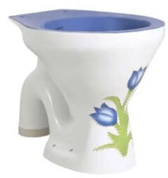 Groware Ceramic Printed Water Closet