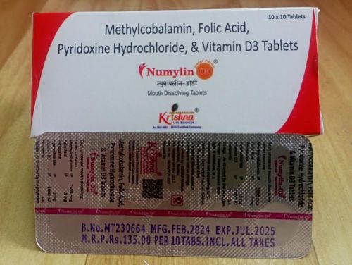 Numylin Od Tablets, Packaging Size : 1x10