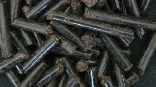 Black Wooden Pellet For Heating