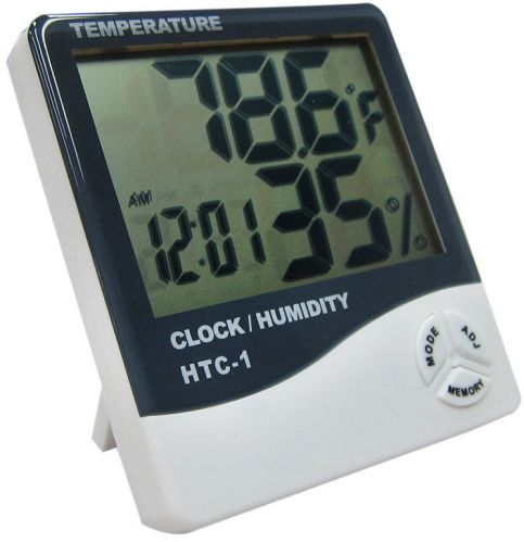 Digital Battery Plastic Thermo Hygrometer, Shape : Square