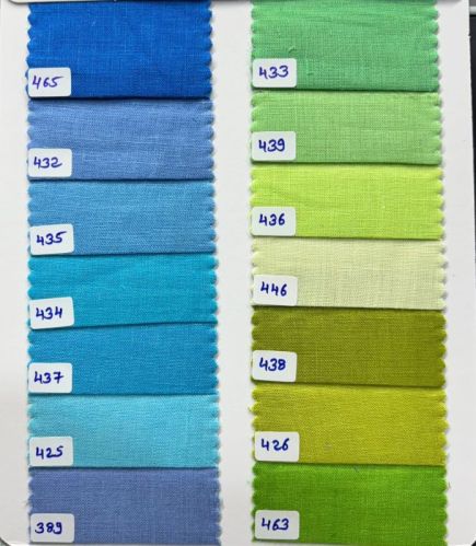 Plain Pure Linen Fabric, Width : 58