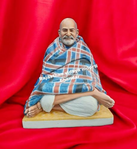 Marble Neem Karoli Baba Statue For Worship, Temple, Office, Home