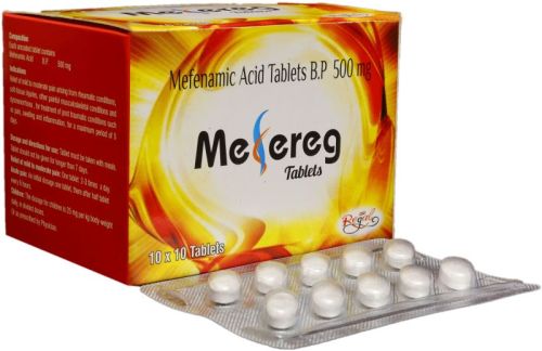 Mefereg Tablets, Packaging Type : Strip