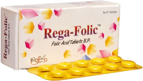 Rega-Folic Acid Tablets, Prescription : Prescription