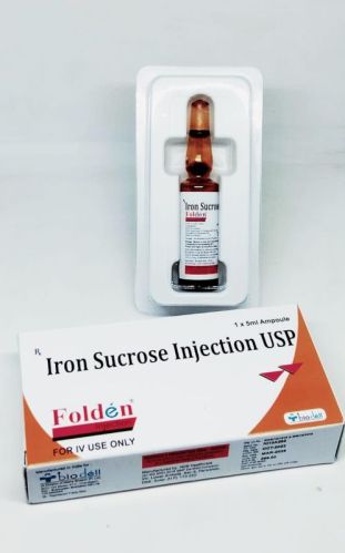 Folden Injection, Composition : Iron Sucrose